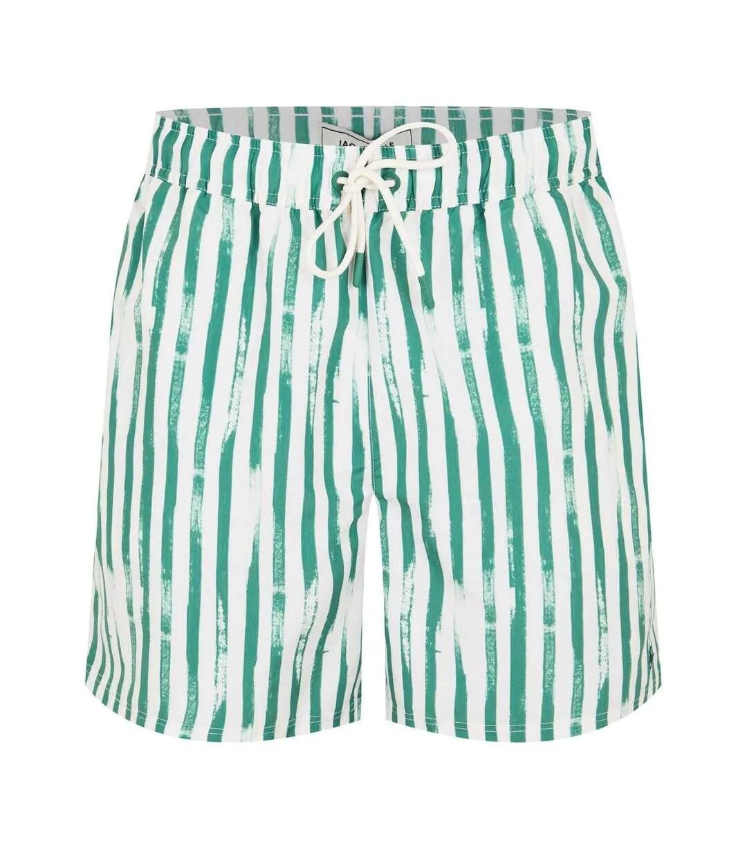 Mens Vertical Stripe Regular Swim Shorts Jade Green Jack Wills-2