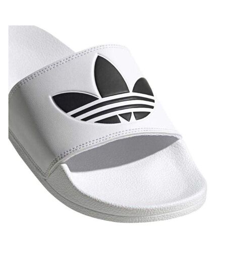 Mens Adilette Lite Trefoil Slide White Adidas