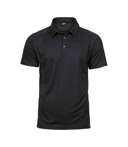 Mens Luxury Sport Polo Shirt Dark Grey Tee Jays