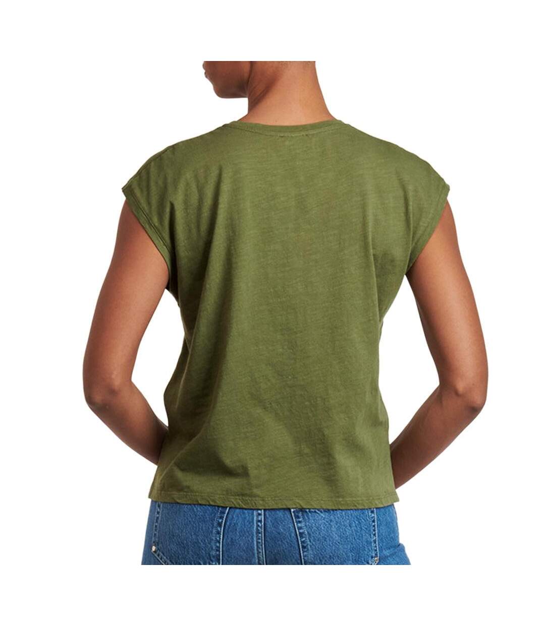 T-Shirt vert femme freeman porter tarik nevada-2