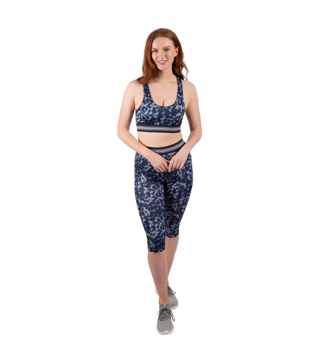 Trespass Womens/Ladies Stephanie Camo Crop Top (Navy) - UTTP5625-1