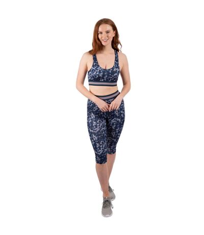 Trespass Womens/Ladies Stephanie Camo Crop Top (Navy) - UTTP5625