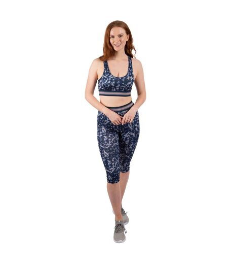 Trespass Womens/Ladies Stephanie Camo Crop Top (Navy) - UTTP5625