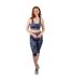 Trespass Womens/Ladies Stephanie Camo Crop Top (Navy) - UTTP5625-1