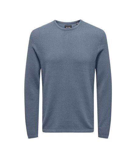Pull bleu homme only & sons spanter