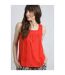 Débardeur Chelle Femme Rouge Weird Fish-1