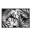Tapis Imprimé Amber 40x60cm Noir-1