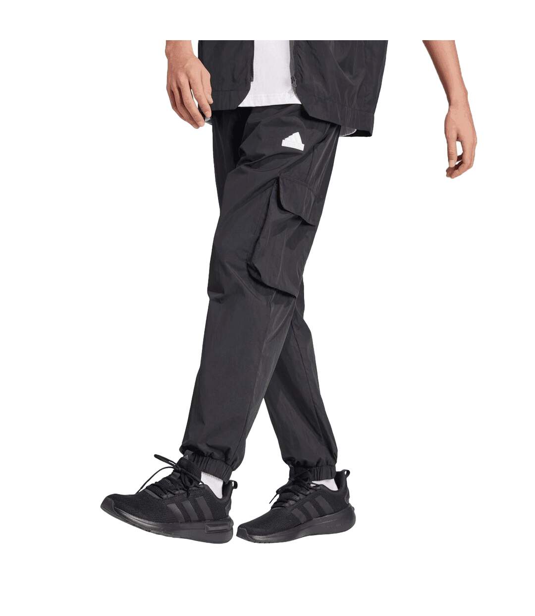 Mens City Escape Cargo Trousers Black Adidas-3