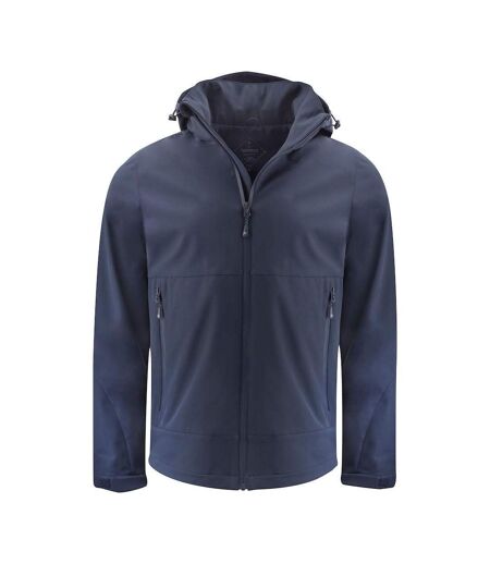 Mens Lodgetown Soft Shell Jacket Navy James Harvest