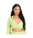 Mini Jupe Motif/style À Nœud Femme Vert Clair Missy Empire-2