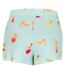 Womens/ladies Let´s Drink About It Jersey Relaxed Fit Lounge Shorts Aqua Multicoloured PJ Salvage-3