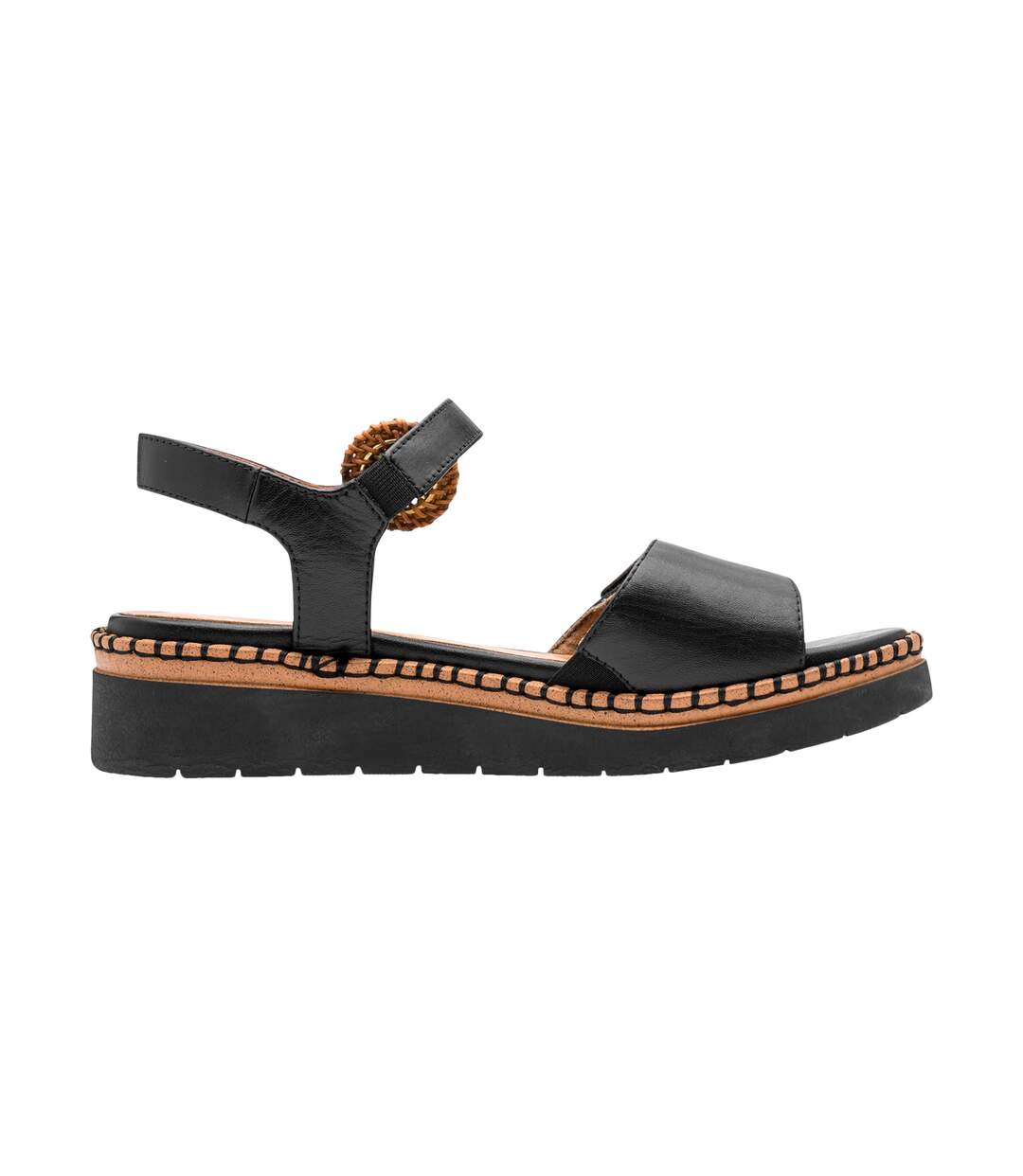 Sandales Cuir Compensé Tamaris Comfort-2