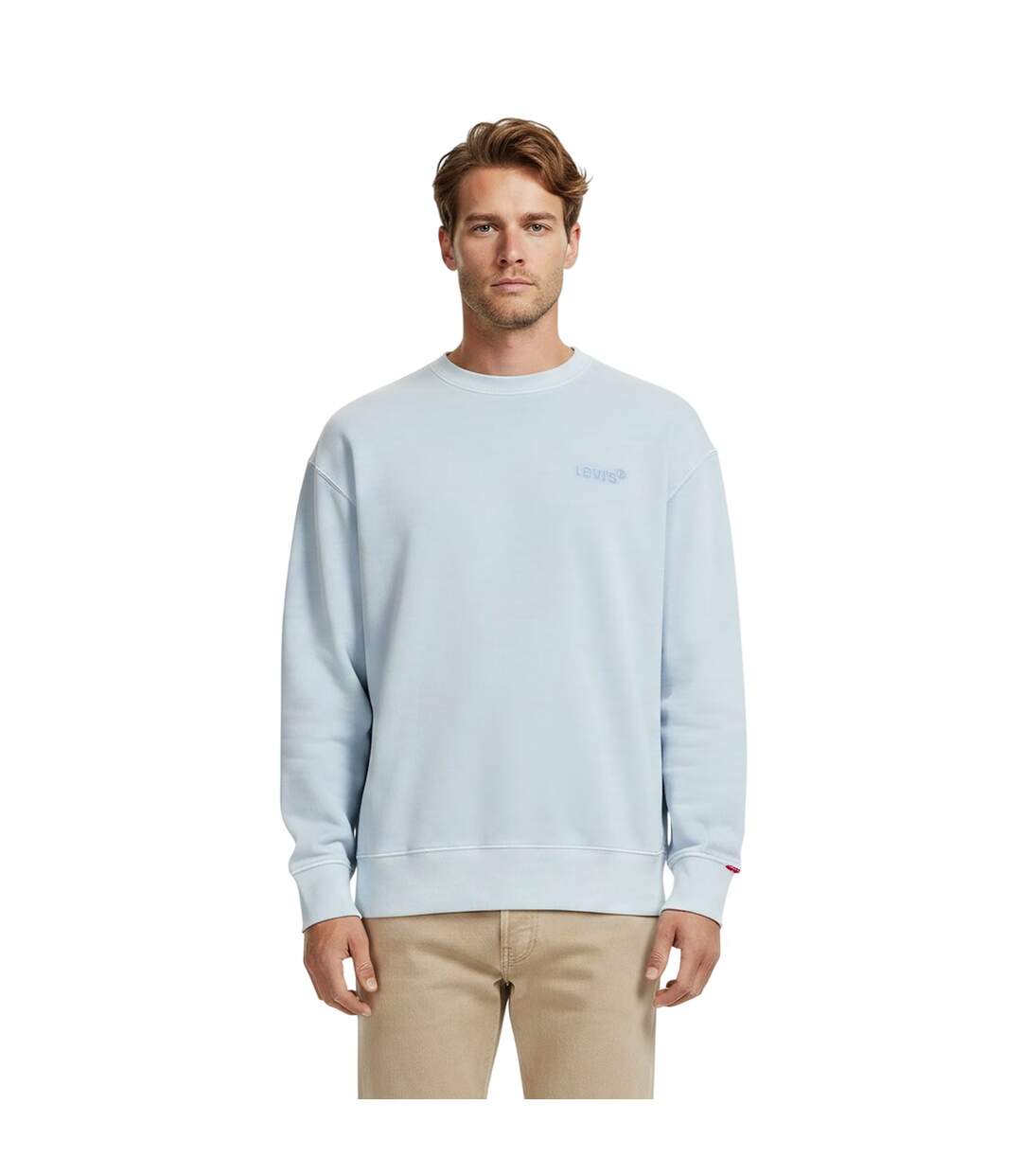 Mens Auntentic Jumper Sky Blue Levis-4