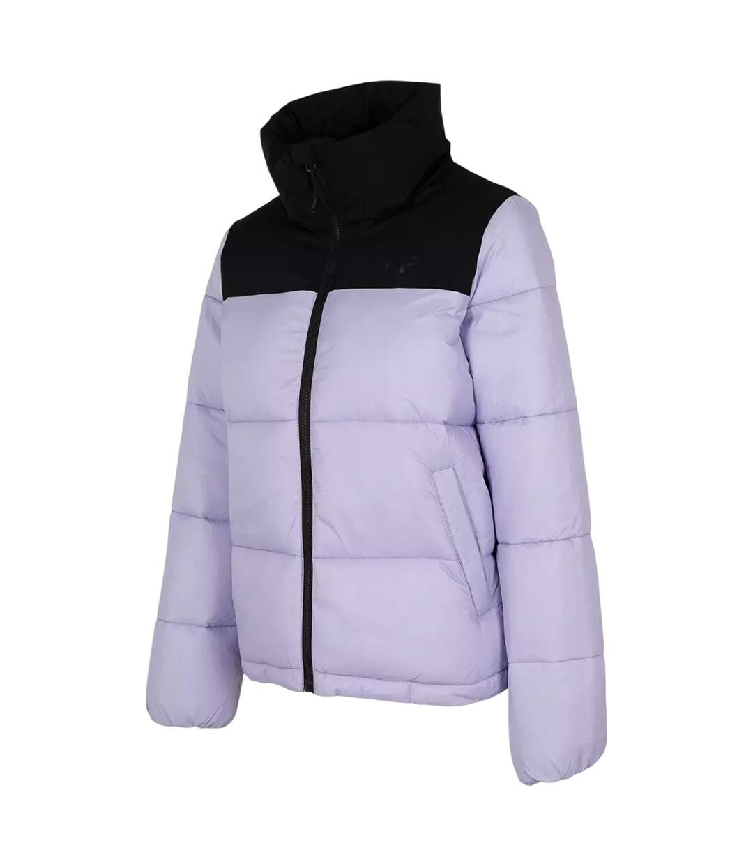 Doudoune Matelassée H4z22 Kudp014 Femme Noir Violet Clair 4F-1