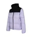 Doudoune Matelassée H4z22 Kudp014 Femme Noir Violet Clair 4F-1