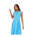 Robe mi-longue femme turquoise Principles