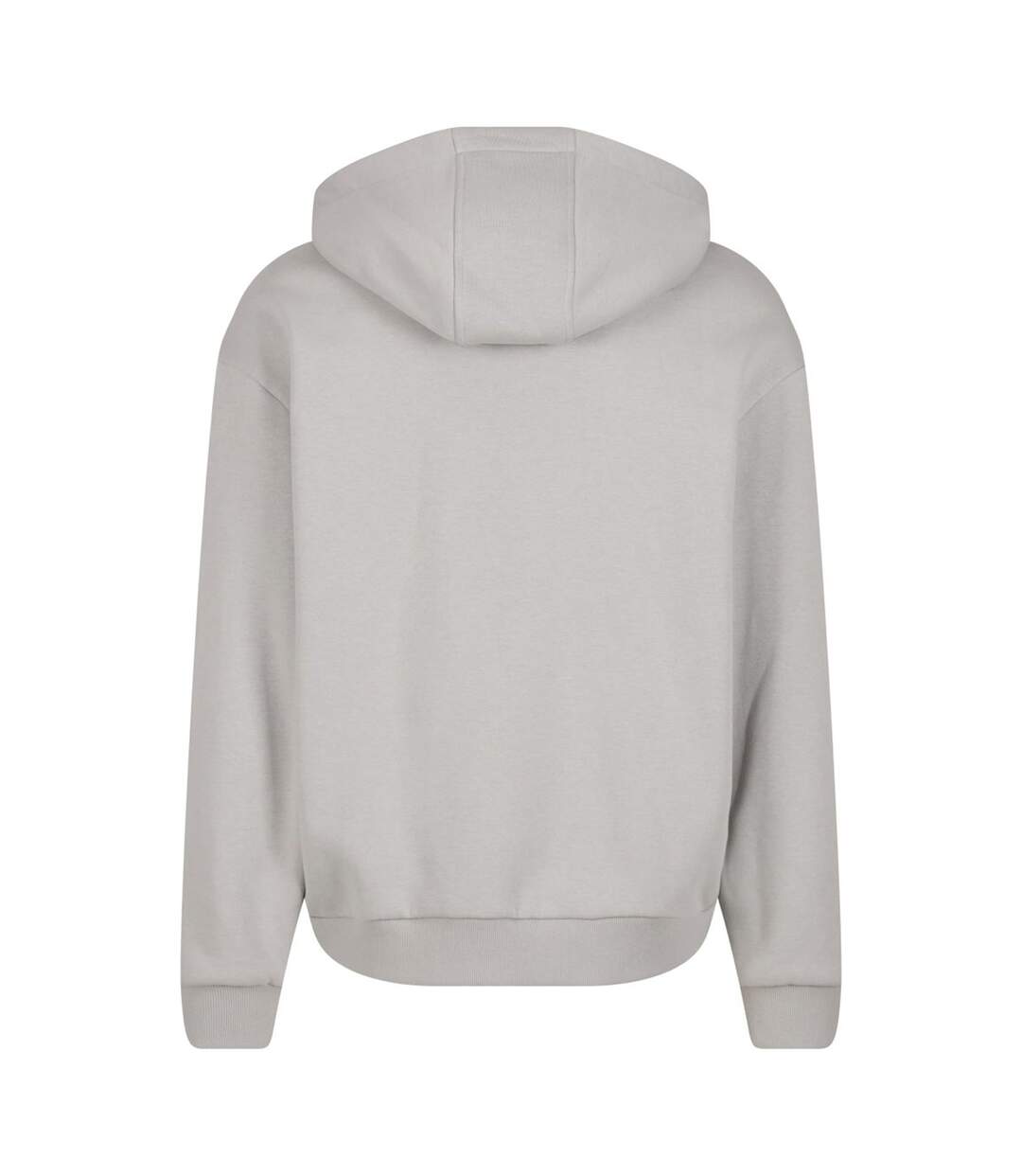 Unisex Adult Fluffy Full Zip Hoodie Light Asphalt Build Your Brand-2