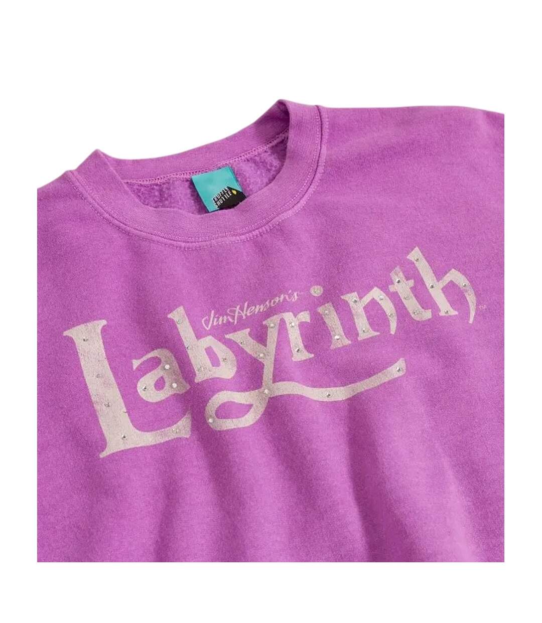 Sweat Motif/style Paré De Bijoux Adulte Violet Labyrinth-4