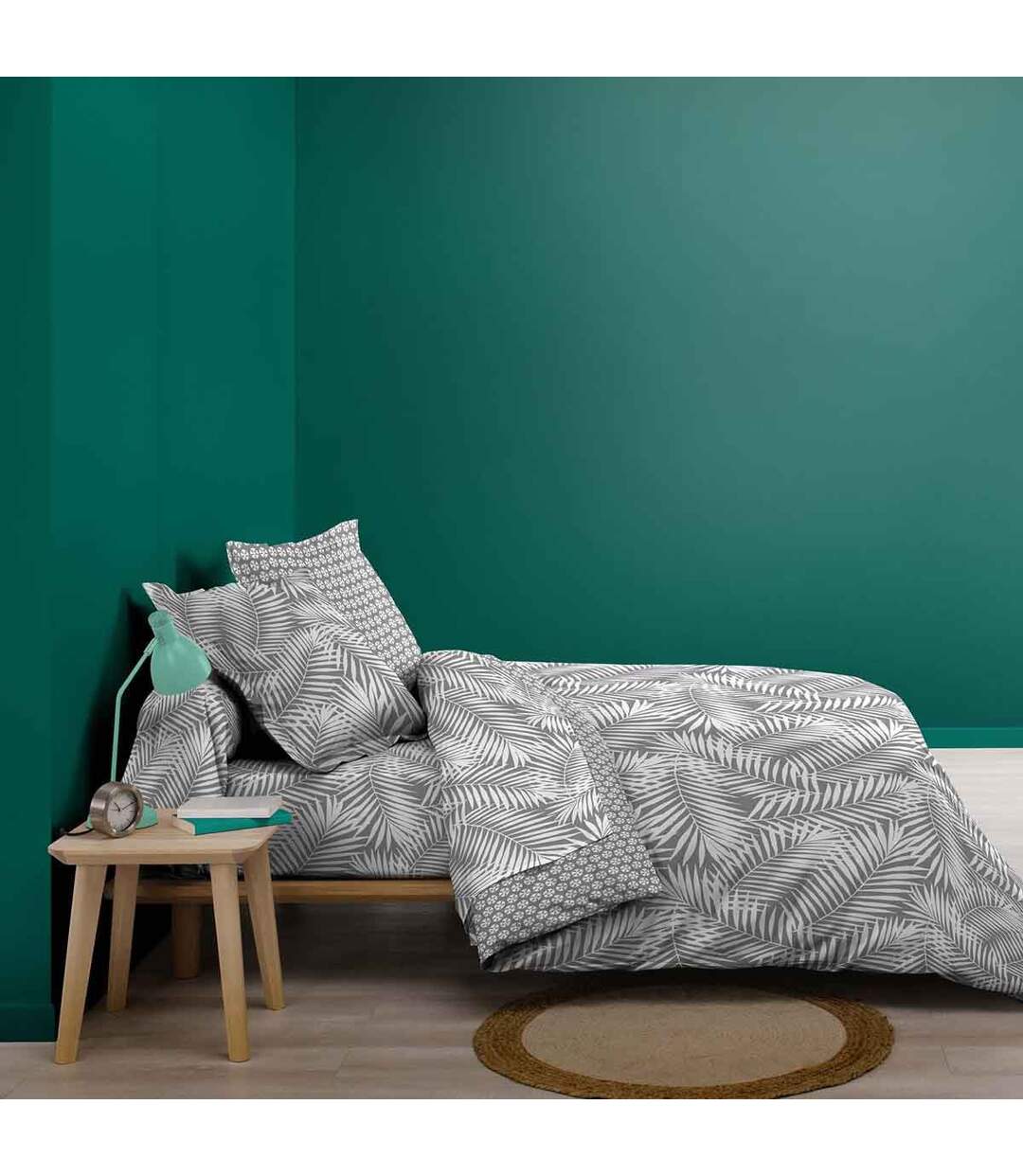 Taie d'Oreiller en Coton Botania 63x63cm Gris-3
