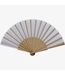 Manuela Handheld Fan One Size White Generic-2
