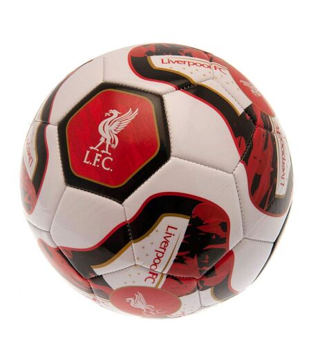 Liverpool FC - Ballon de foot (Rouge / Blanc / Noir) (Taille 5) - UTBS3866