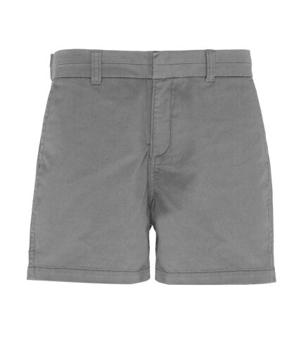 Asquith & Fox Womens/Ladies Classic Fit Shorts (Slate)