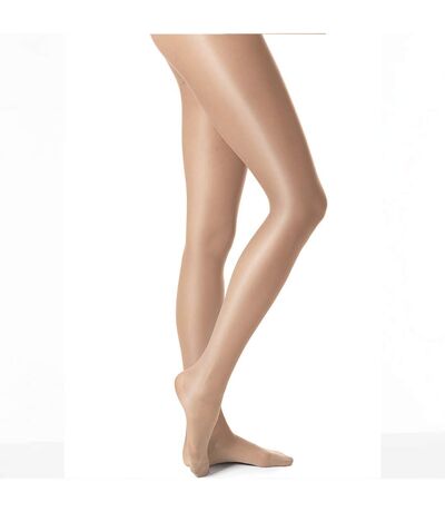 Shine Collants 1 Paire Femme Naturel Silky