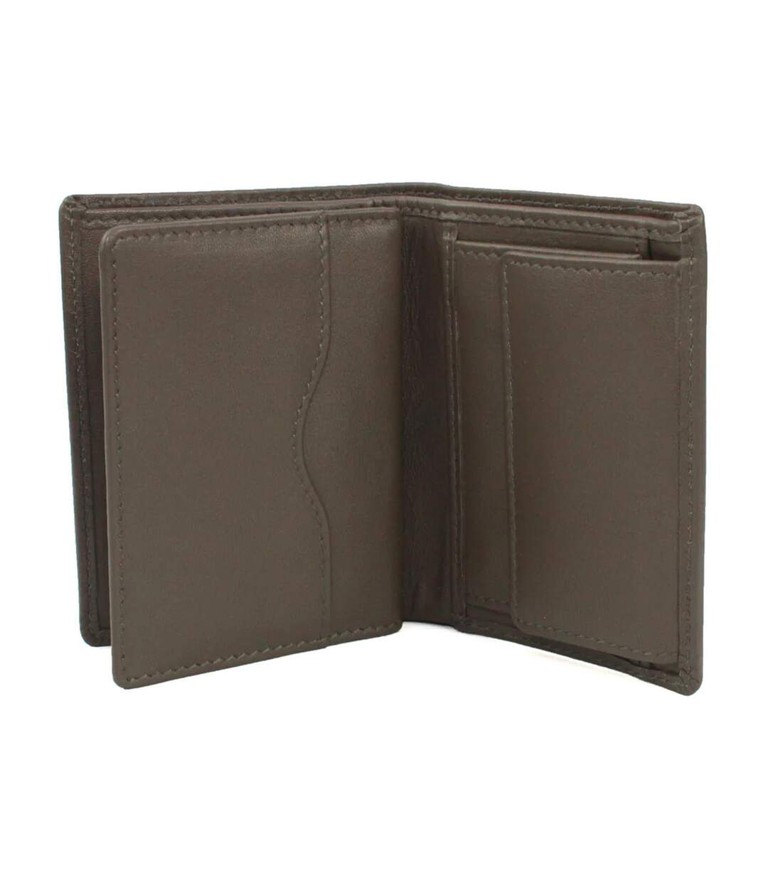 Unisex adult dylan bi-fold leather card wallet one size taupe Eastern Counties Leather-2