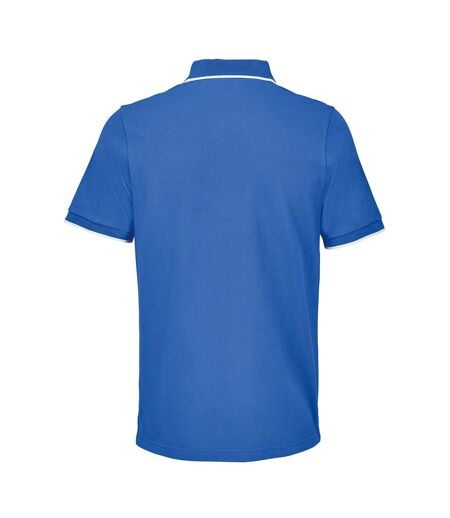 Polo Palermo Adulte Bleu Roi Blanc SOLS