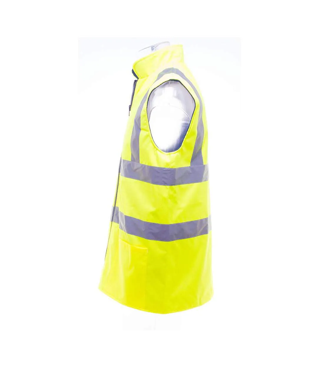 Gilet polaire haute visibilité homme jaune haute visibilité Yoko-4