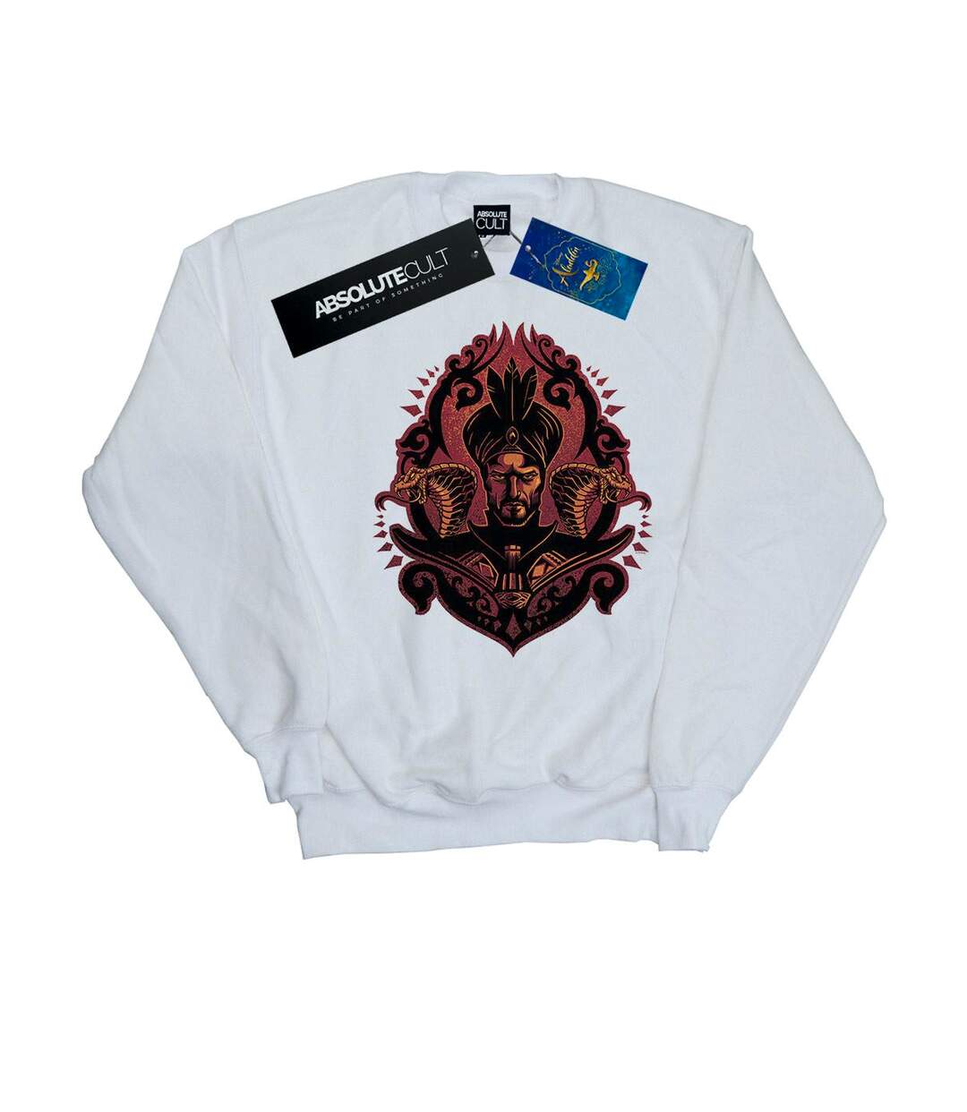 Disney - Sweat ALADDIN MOVIE JAFAR SNAKES - Femme (Blanc) - UTBI5528-1