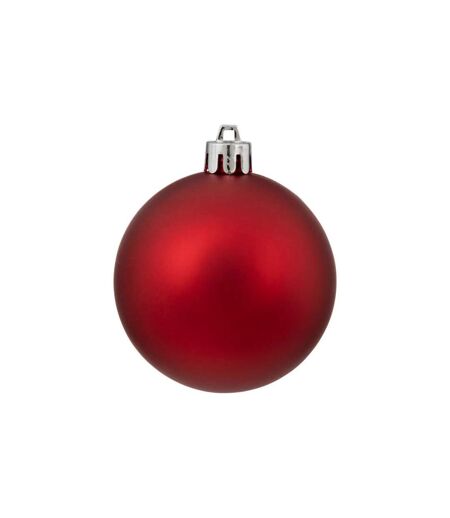Kit 18 Pièces Déco Noël 21cm Rouge & Blanc