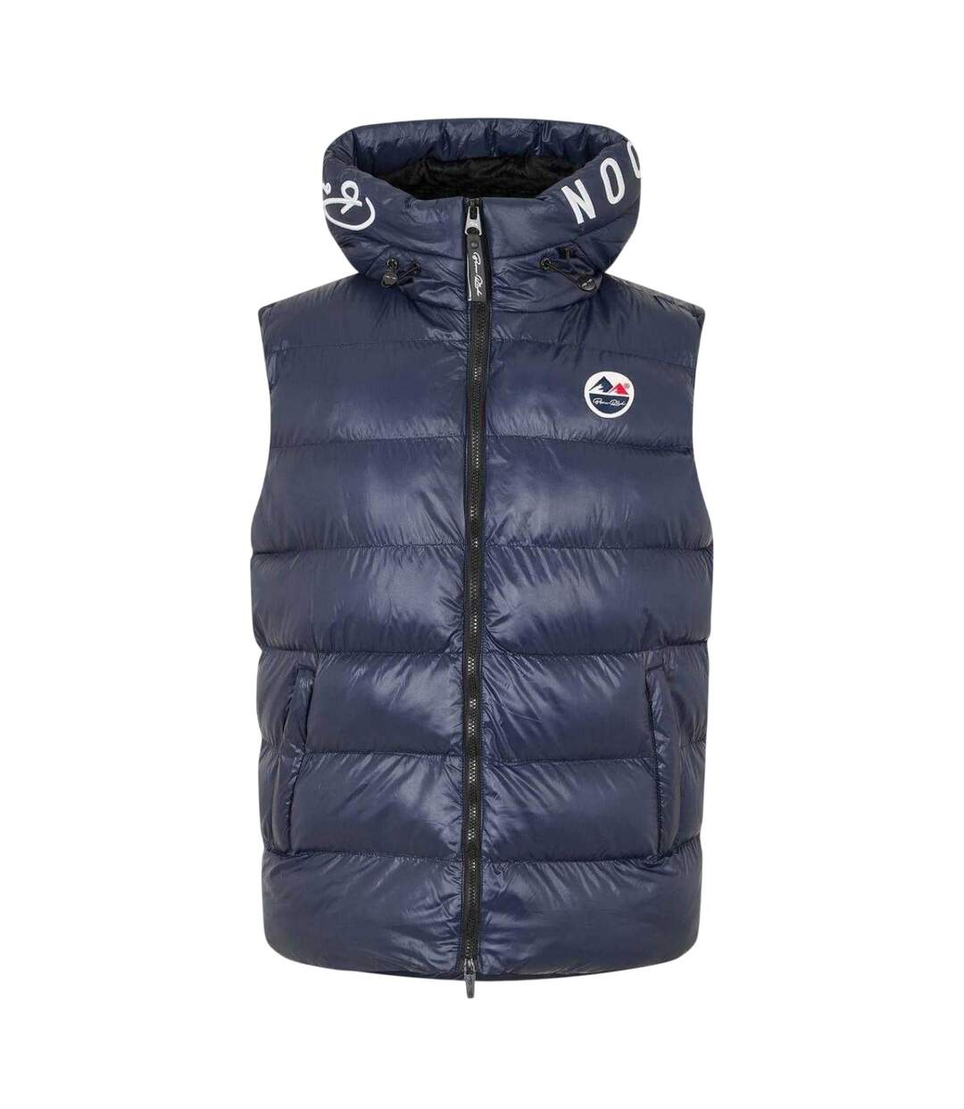 Mens Karnos Gilet Dark Navy Born Rich-1