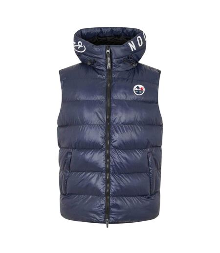 Mens Karnos Gilet Dark Navy Born Rich