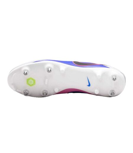 Unisex Adult Tiempo Academy Soft Ground Football Boots Blue White Pink Nike