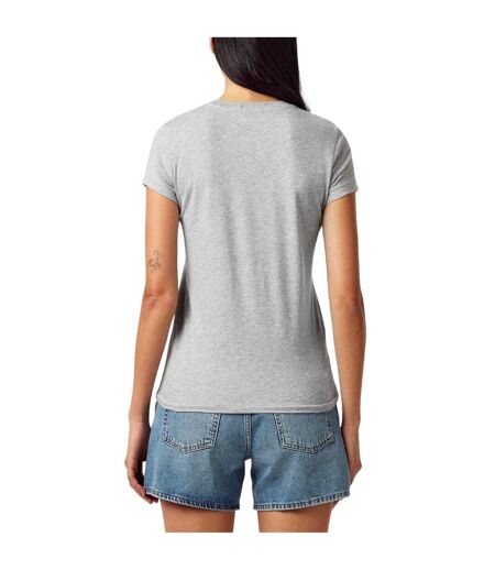Womens/ladies Jersey T-shirt Heather Grey Ralph Lauren