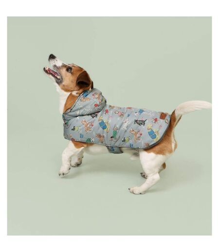 Cath Kidston Dog Rain Mac with Fleece Inner and Leather Label (Multicolored) (XS) - UTVP9983