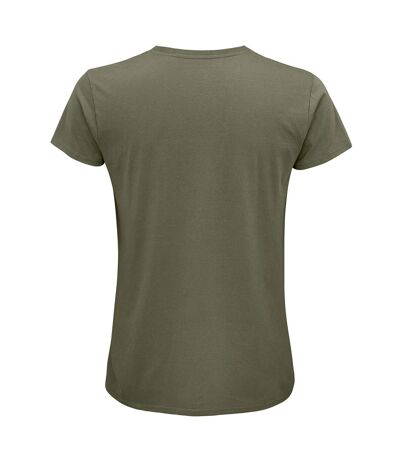 Mens crusader organic t-shirt khaki SOLS