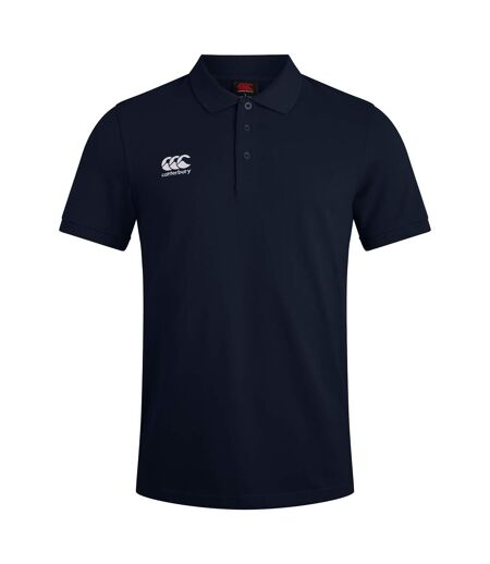 Mens Waimak Polo Shirt Navy Canterbury