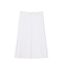 Jupe Mi-longue Motif/style Plissé Femme Blanc Lacoste-2