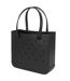 Tote Bag Plage Motif/style Perforé L Noir Miso-2