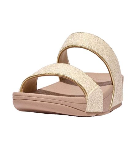 Claquettes Style Scintillant Lulu Femme Beige Gris Fit Flop