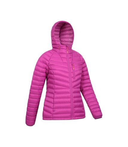 Womens/ladies skyline extreme hydrophobic down jacket purple Mountain Warehouse