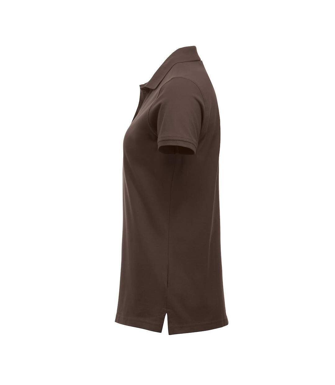 Womens/ladies marion polo shirt dark mocha Clique