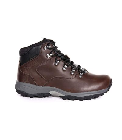 Regatta Great Outdoors Bainsford - Chaussures de randonnée en cuir imperméables - Homme (Marron) - UTRG2506