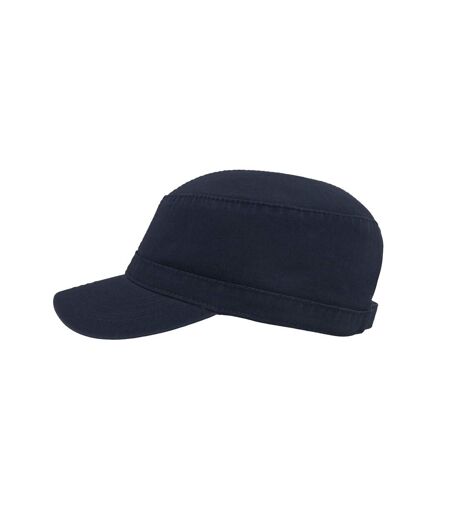 Casquette Militaire En Serge De Coton Mixte Bleu Marine Atlantis