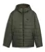 Mens Essentials Insulated Hooded Jacket Dark Olive Puma-1