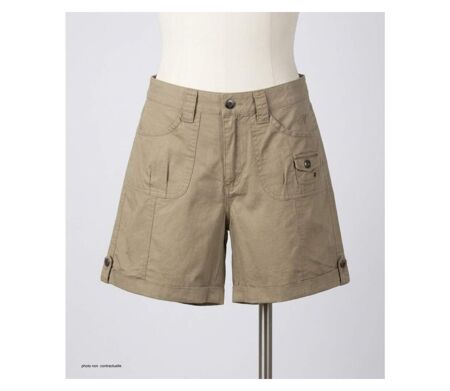 Short en coton Femme MAYFLOWER MARK2 : le confort absolu d'un basique chic