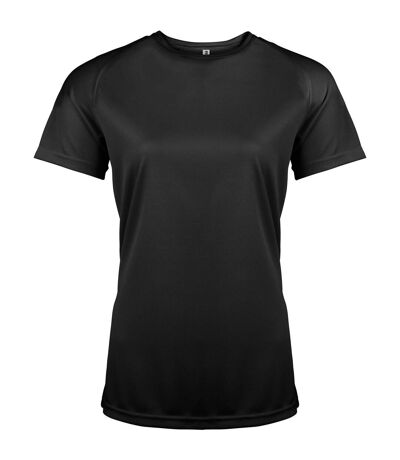 Kariban Proact Womens Performance Sports / Training T-shirt (Black)