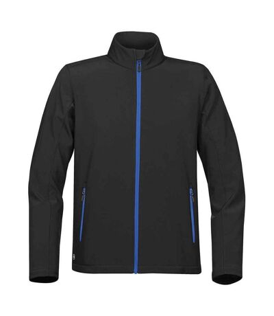 Mens Orbiter Soft Shell Jacket Black Azure Stormtech